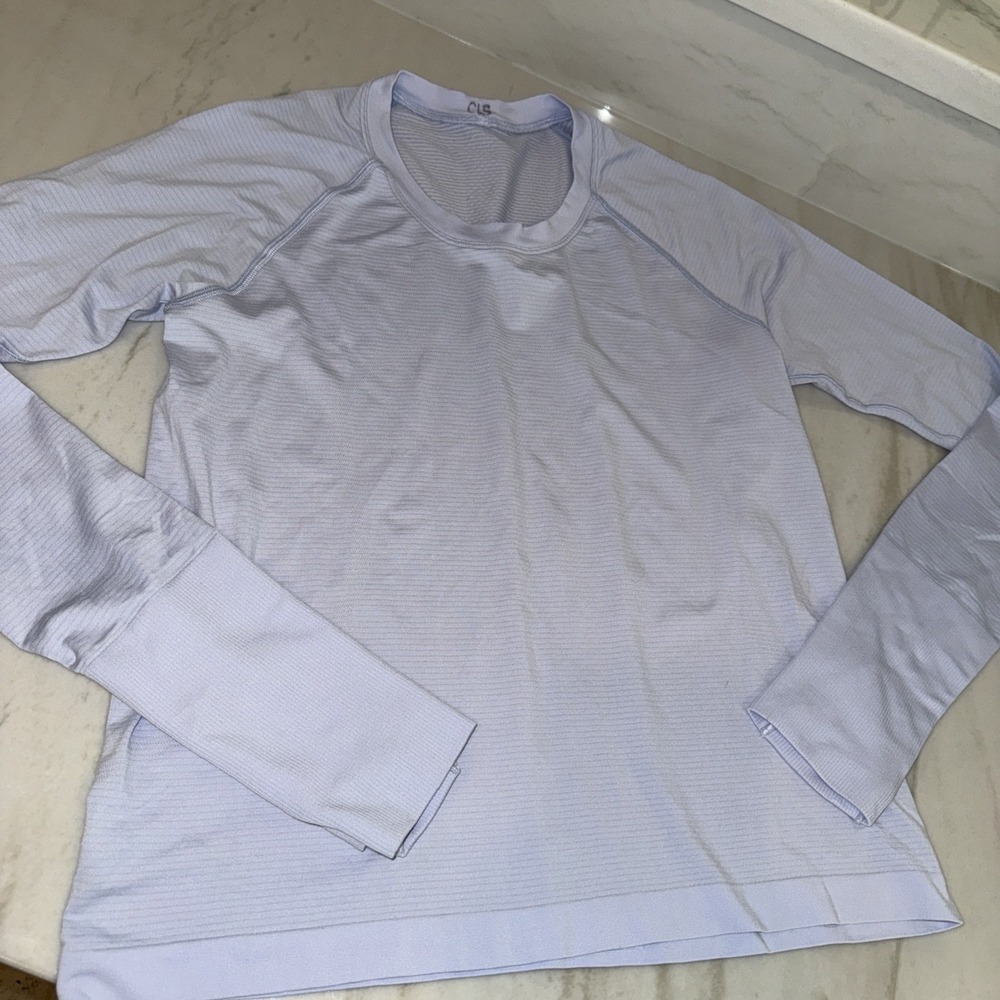 Lululemon Swiftly Tech Long-Sleeve Shirt 2.0 Race Length Lavender Size 8